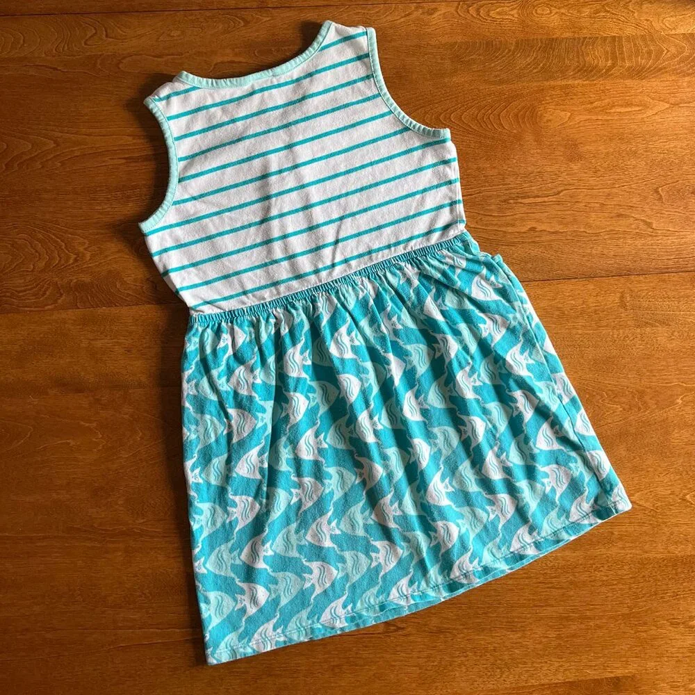 Gymboree aqua ocean dress 10